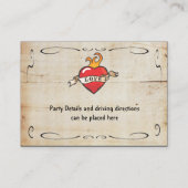 Kaart tattoo-ontvangstbehuizing invoegen (Achterkant)