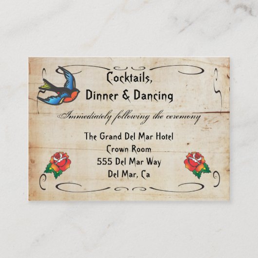 Kaart tattoo-ontvangstbehuizing invoegen (Voorkant)