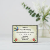 Kaart tattoo-ontvangstbehuizing invoegen (Staand voorkant)