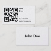 Kaart (telefoon, e-mail, web) visitekaartje (Voorkant / Achterkant)