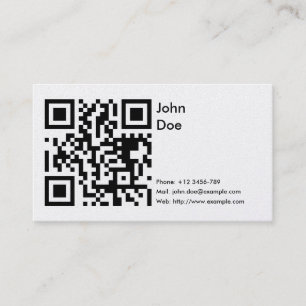 Kaart (telefoon, e-mail, web) visitekaartje