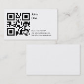 Kaart (telefoon, e-mail, web) visitekaartje (Voorkant / Achterkant)