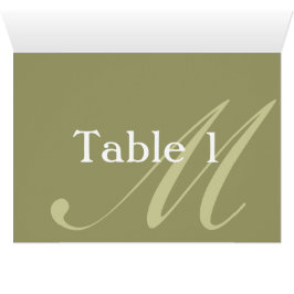 Kaart Tent Monogram