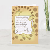 Kaart ter aanmoediging van kankerpatiënten (Voorkant)