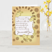 Kaart ter aanmoediging van kankerpatiënten (Gele Bloem)