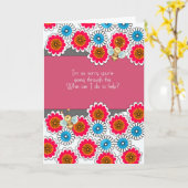 Kaart ter aanmoediging van kankerpatiënten (Gele Bloem)