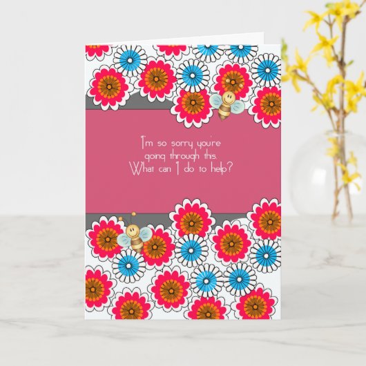 Kaart ter aanmoediging van kankerpatiënten (Gele Bloem)