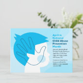 Kaart ter voorkoming van kindermisbruik (Staand voorkant)