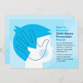 Kaart ter voorkoming van kindermisbruik (Voorkant / Achterkant)