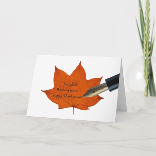 Kaart Thanksgiving (Voorkant)