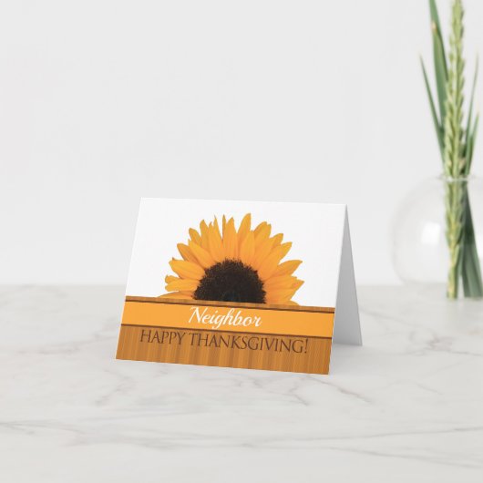Kaart Thanksgiving buren (Voorkant)