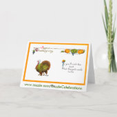 Kaart - Thanksgiving  groet (Achterkant)