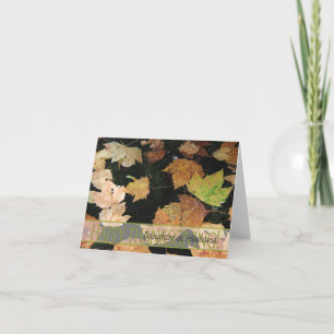 Kaart Thanksgiving voor dochter en man