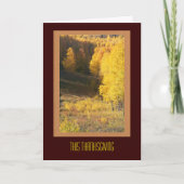 Kaart Thanksgiving zakelijke client (Voorkant)