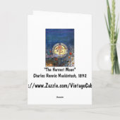 Kaart: The Harvest Moon van C.R. Mackintosh Kaart (Achterkant)