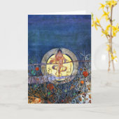 Kaart: The Harvest Moon van C.R. Mackintosh Kaart (Gele Bloem)