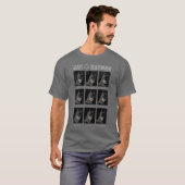 kaart "The many Moods of Batman" T-shirt (Voorkant volledig)