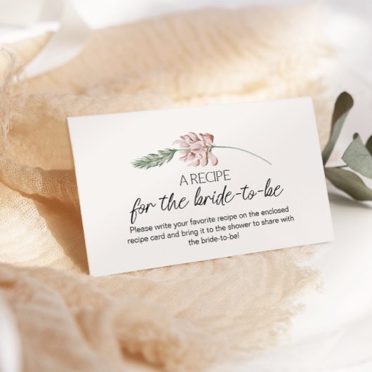 Kaart  tiny Floral Bloom Wedding Enclosure