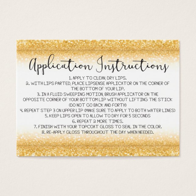 Kaart Toedieningsinstructies (Voorkant)