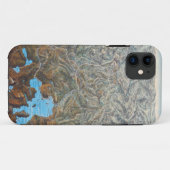  kaart Topografisch Yellowstone-reizen Case-Mate iPhone Case (Achterkant (horizontaal))