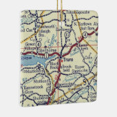 kaart Truro Nova Scotia Keramisch Ornament (Rechts)