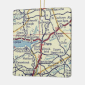 kaart Truro Nova Scotia Keramisch Ornament (Links)