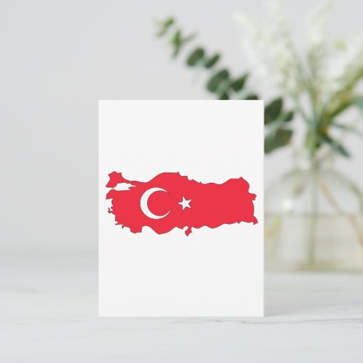 Kaart Turkije (Staand voorkant)