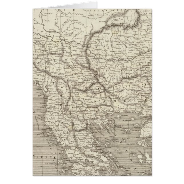 Kaart Turkije en Griekenland (Voorkant)