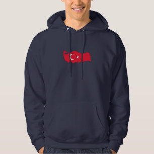 Kaart Turkije Hoodie