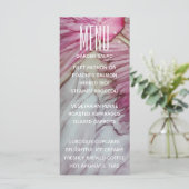 Kaart Turquoise en Lavender in het menu Weddenscha (Staand voorkant)