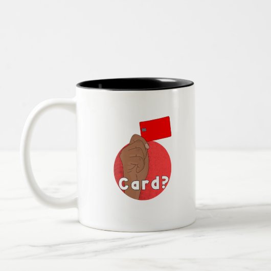 Kaart Tweekleurige Koffiemok (Links)