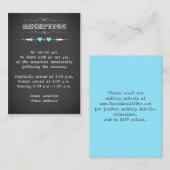 Kaart  Typografie Chalkboard LOOK Enclosure (Voorkant / Achterkant)