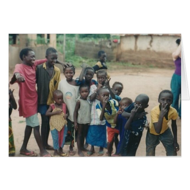 Kaart uit de Gambia Village-serie #3 (Voorkant Horizontaal)