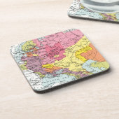 KAART: UITBREIDING VAN RUSLAND BIER ONDERZETTER (Linkerzijde)