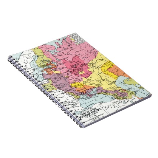 KAART: UITBREIDING VAN RUSLAND NOTITIEBOEK (Rechterzijde)