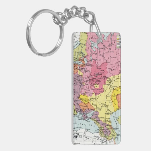 KAART: UITBREIDING VAN RUSLAND SLEUTELHANGER (Voorkant Links)