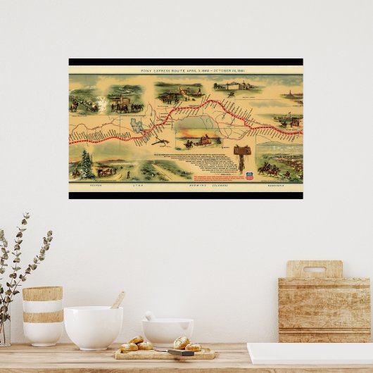  Kaart Uitdrukkelijke Pony Poster (Keuken)