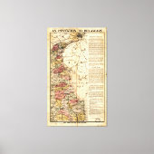 Kaart "Uitnodiging aan Delaware" (1903) Canvas Afdruk (Voorkant)