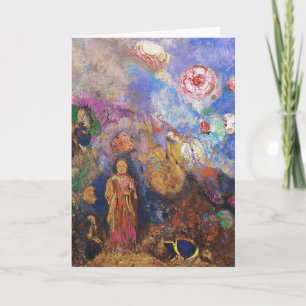 Kaart/Uitnodiging: Boeddha en de Bloem Kaart