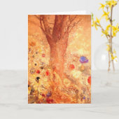 Kaart/Uitnodiging: Boeddha in zijn jeugd door Redo Kaart (Gele Bloem)