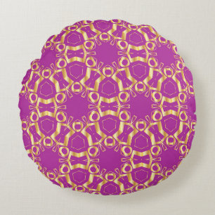 Kaart, Uitnodiging, cover design, line art backgro Rond Kussen