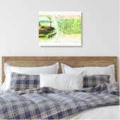 Kaart Uitzicht van de staat met een nummeringsscha Canvas Afdruk (Insitu (Slaapkamer))