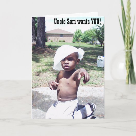Kaart - Uncle Sam Wants You (spoofpot) (Voorkant)