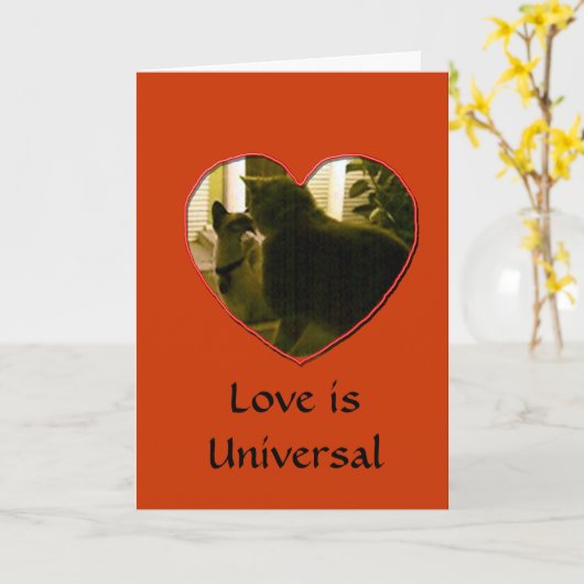 Kaart - Universal Love (Gele Bloem)