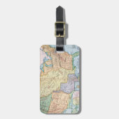 Kaart: US Expansion, 1905 Bagagelabel (Voorkant verticaal)