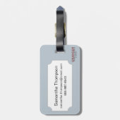 Kaart: US Expansion, 1905 Bagagelabel (Achterkant verticaal)