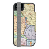 Kaart: US Expansion, 1905 Incipio iPhone Portemonnee Hoesje (Agenda Achterkant)