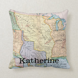 Kaart: US Expansion, 1905 Kussen