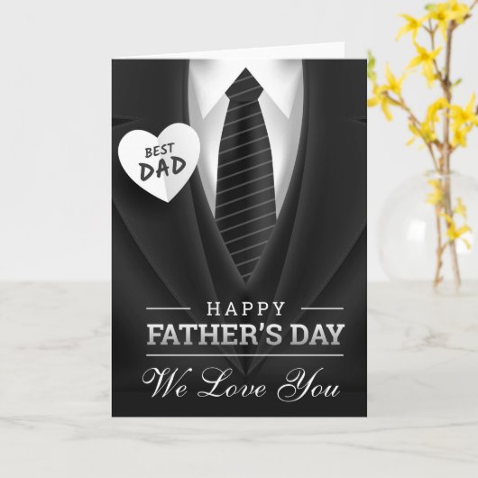 Kaart vaderdag (Gele Bloem)