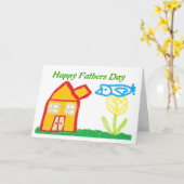 Kaart vaderdag (Gele Bloem)